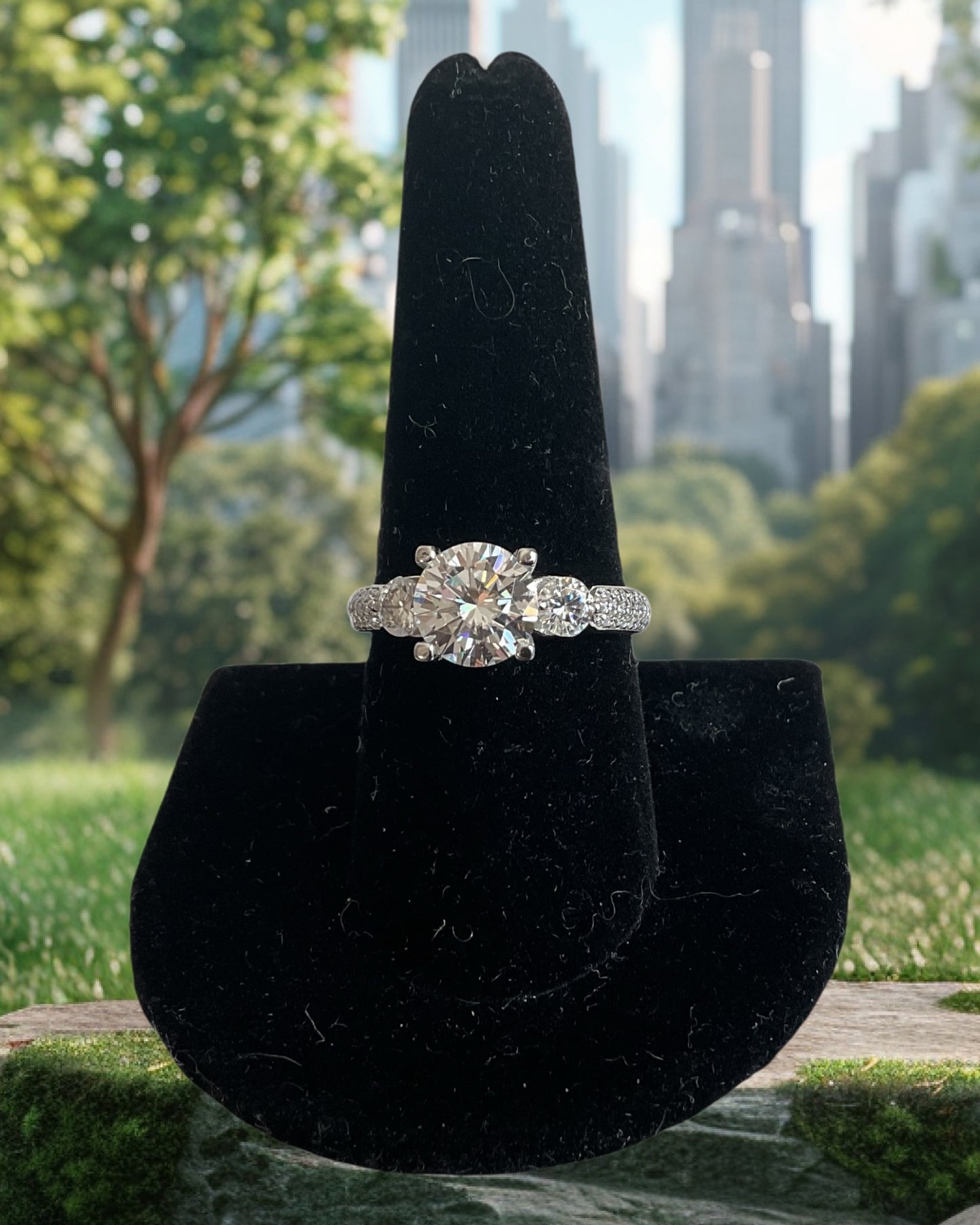 Bling Collection - Engagement/Wedding Ring (Moissanite)