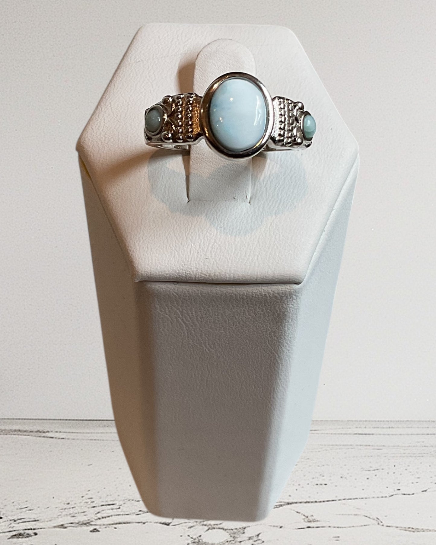 Bling Collection - Gemstone Ring (Larimar)
