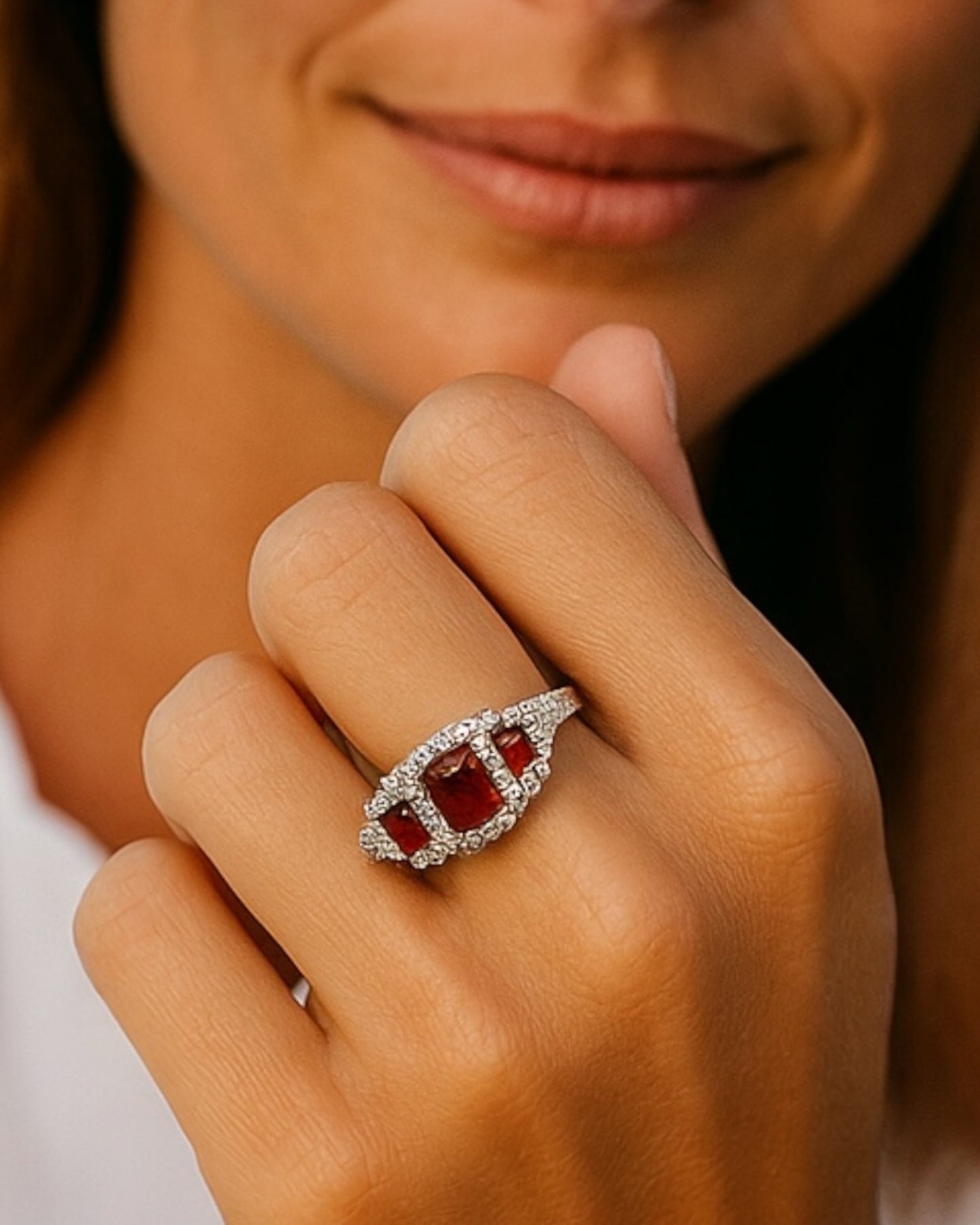 Affordable Luxury Collection - Gemstone Ring - Sterling