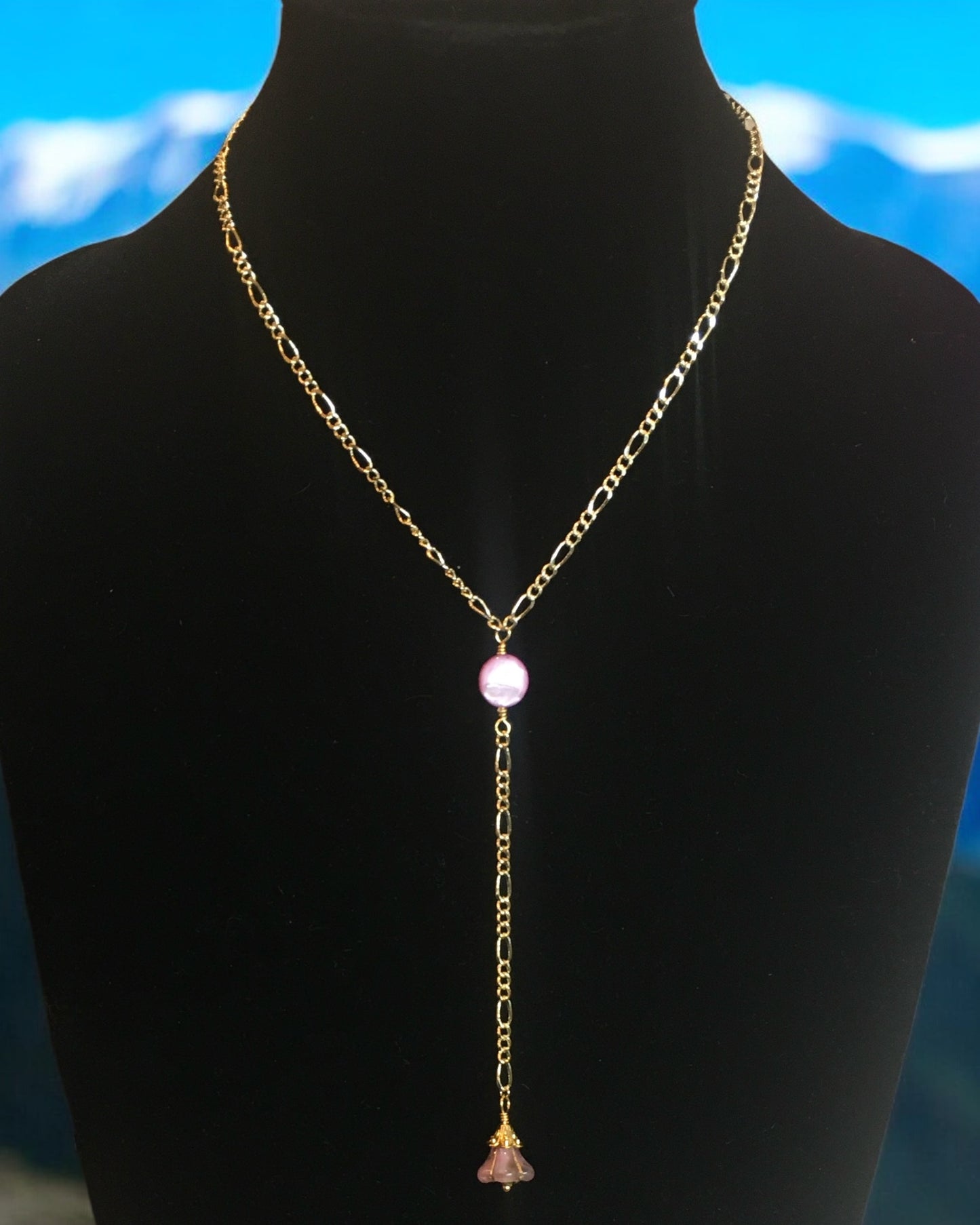 Necklace - Dainty Y Necklace