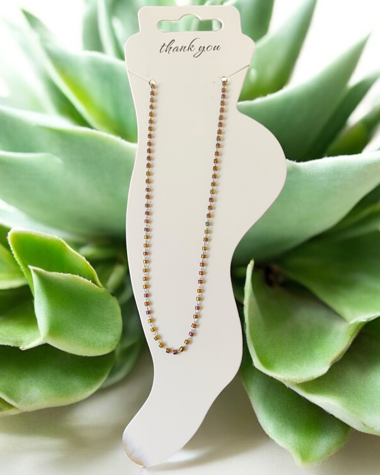 3) Anklet (medium large)