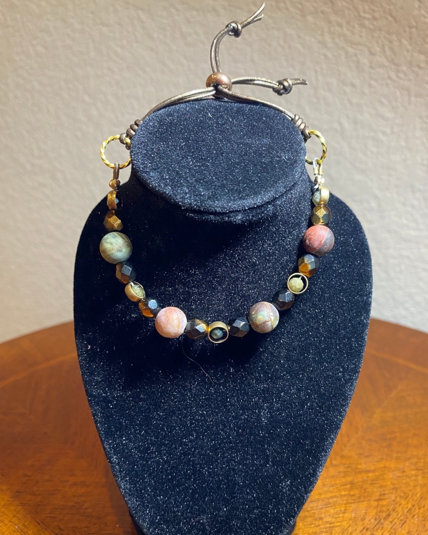 Bracelet (leather slide clasp)