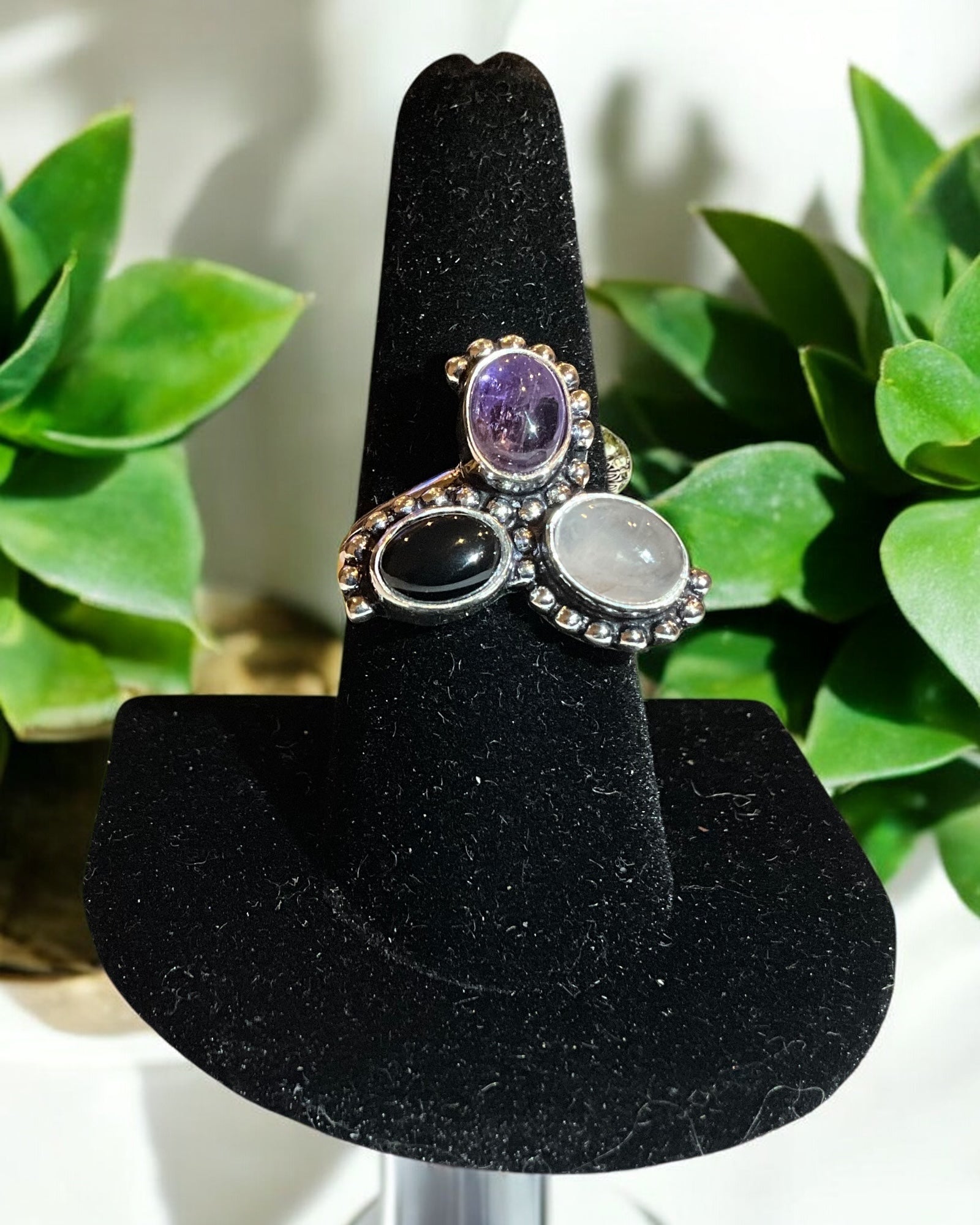 Bling Collection - Three-Stone Gemstone Rings