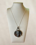 Regina Marie Sterling Silver Pendant Necklace with 18” Snake Chain - Estate Sale (Great Condition)