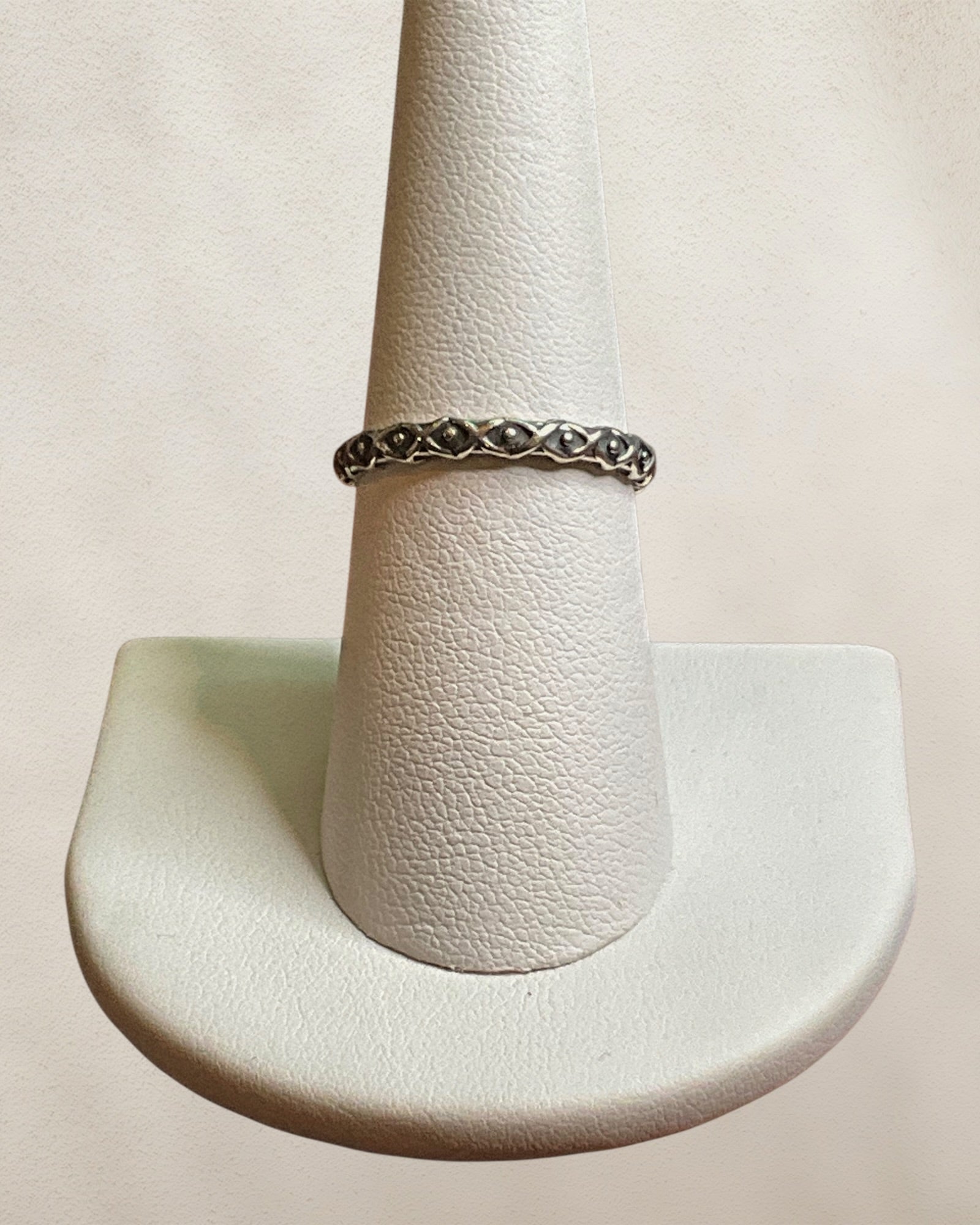 Sterling Silver Carolyn Pollack Band Ring - Estate Sale (Great Condition)