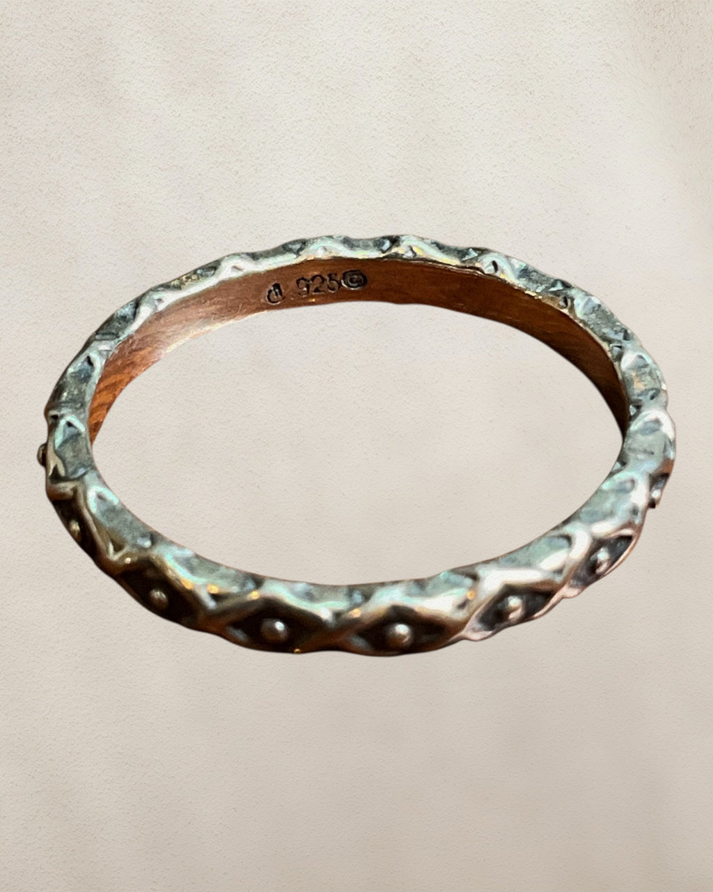Sterling Silver Carolyn Pollack Band Ring - Estate Sale (Great Condition)