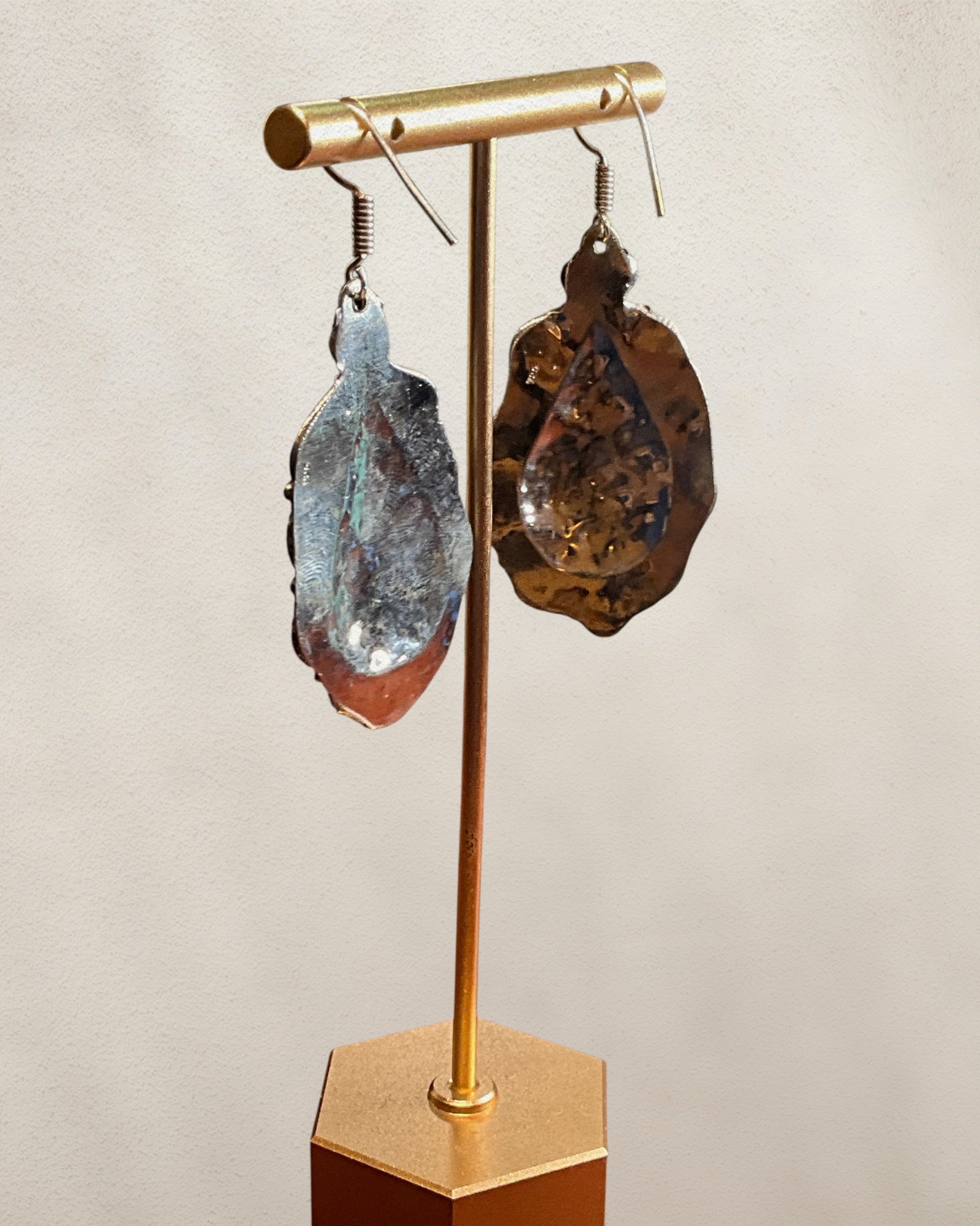 Southwest Inspired Turquoise & Coral Dangle Earrings