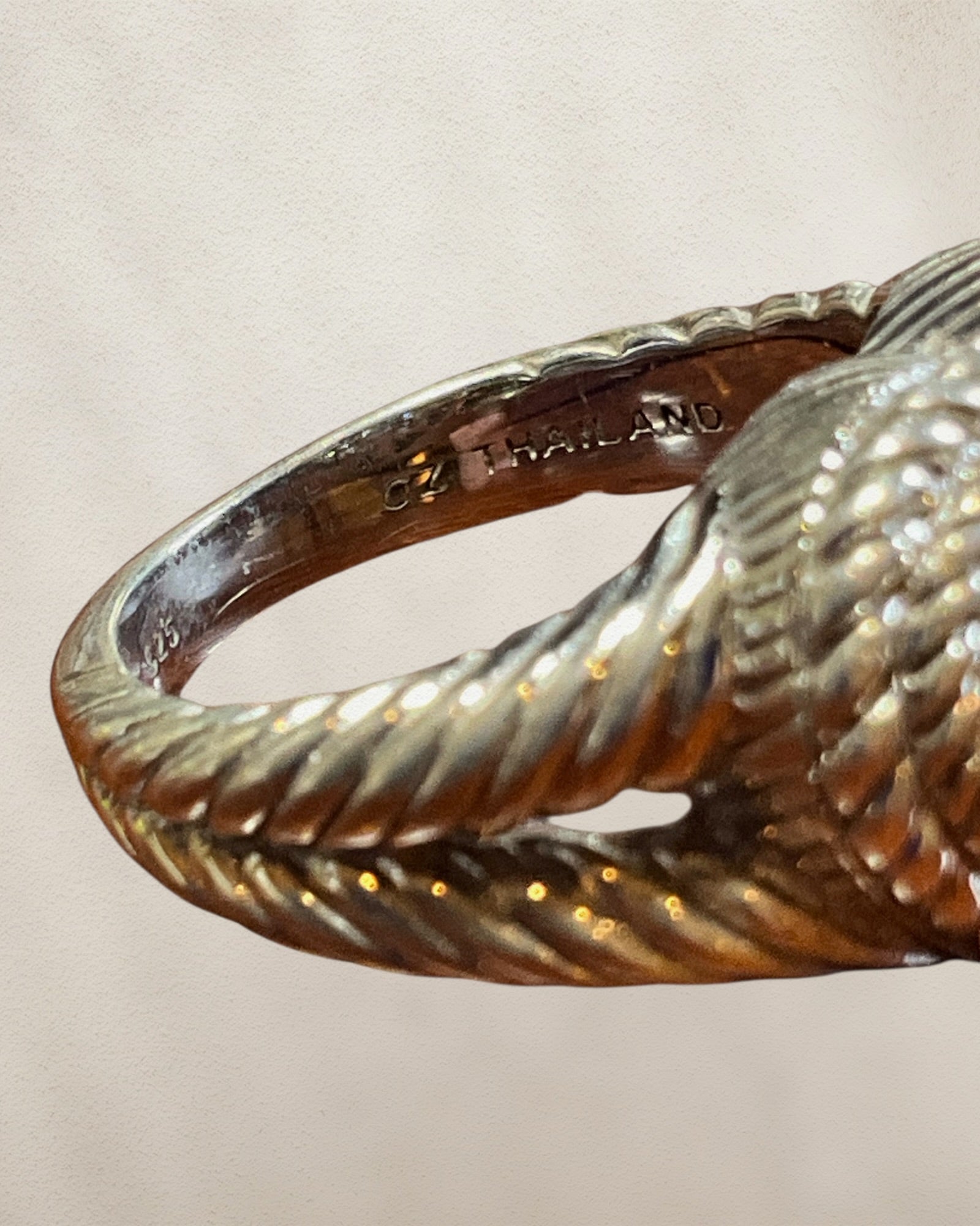 Judith Ripka Sterling Silver Ring - Estate Sale (Great Condition)