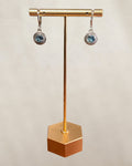 Napier Dangle Blue Topaz Earrings - Estate Sale (Great Condition)