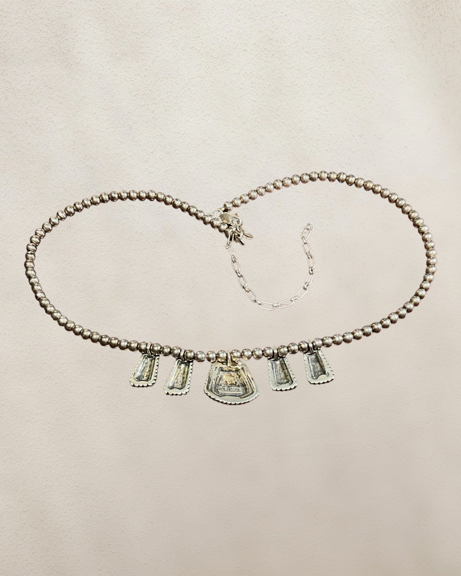 Vintage Carolyn Pollack Relios", "925 Sterling Silver", "Navajo Pearl Style Beads", and "Multi-Pendant Floral Garnet Necklace, 16-18” - Estate Sale (Great Condition)