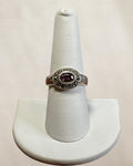 Sterling Silver Amethyst Gemstone Ring - Estate Sale (Great Condition)