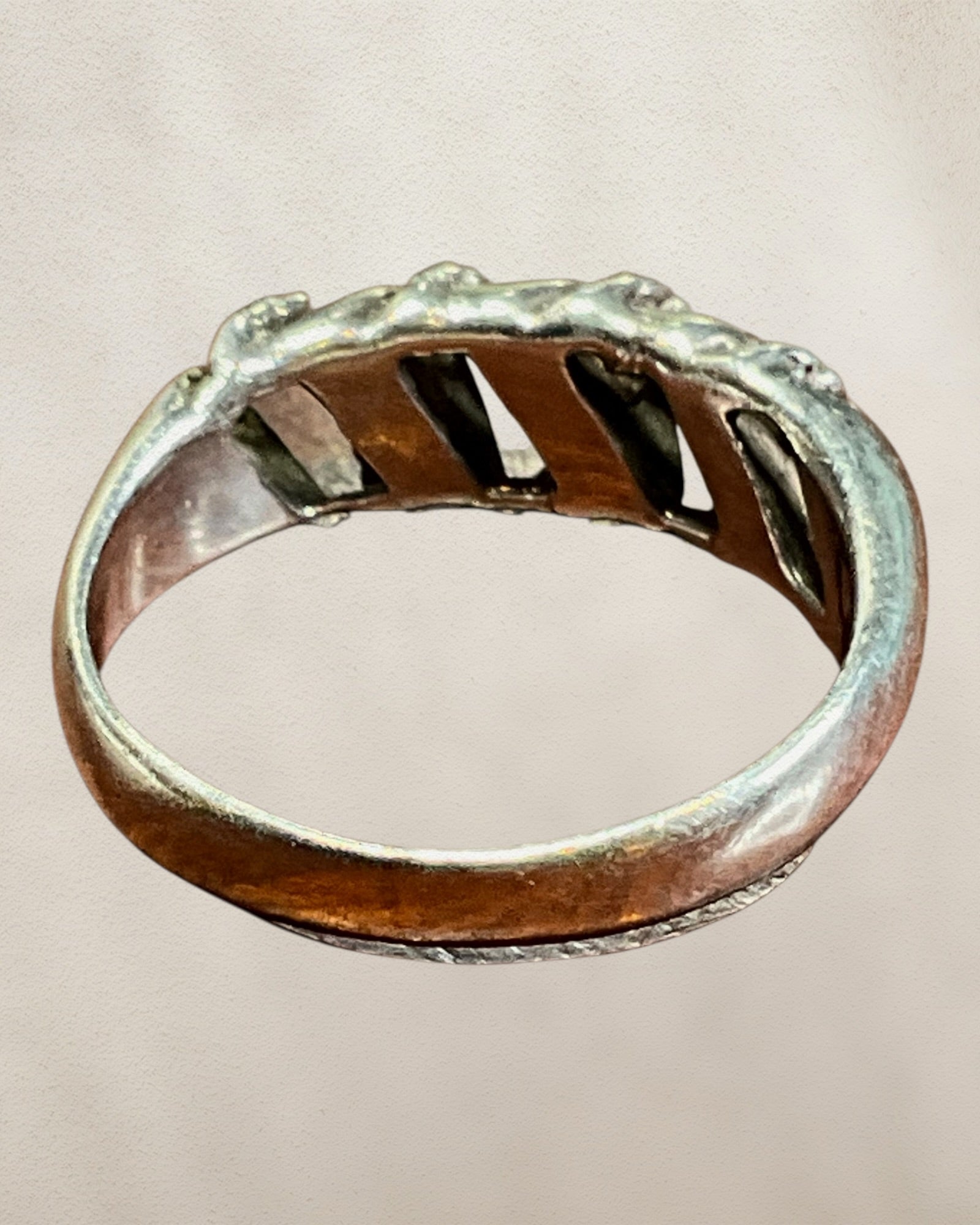 Sterling Silver Dome Ring - Estate Sale (Great Condition)
