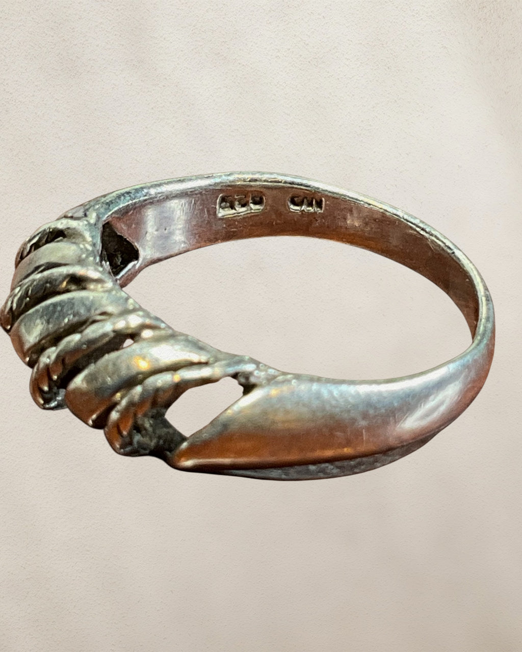 Sterling Silver Dome Ring - Estate Sale (Great Condition)