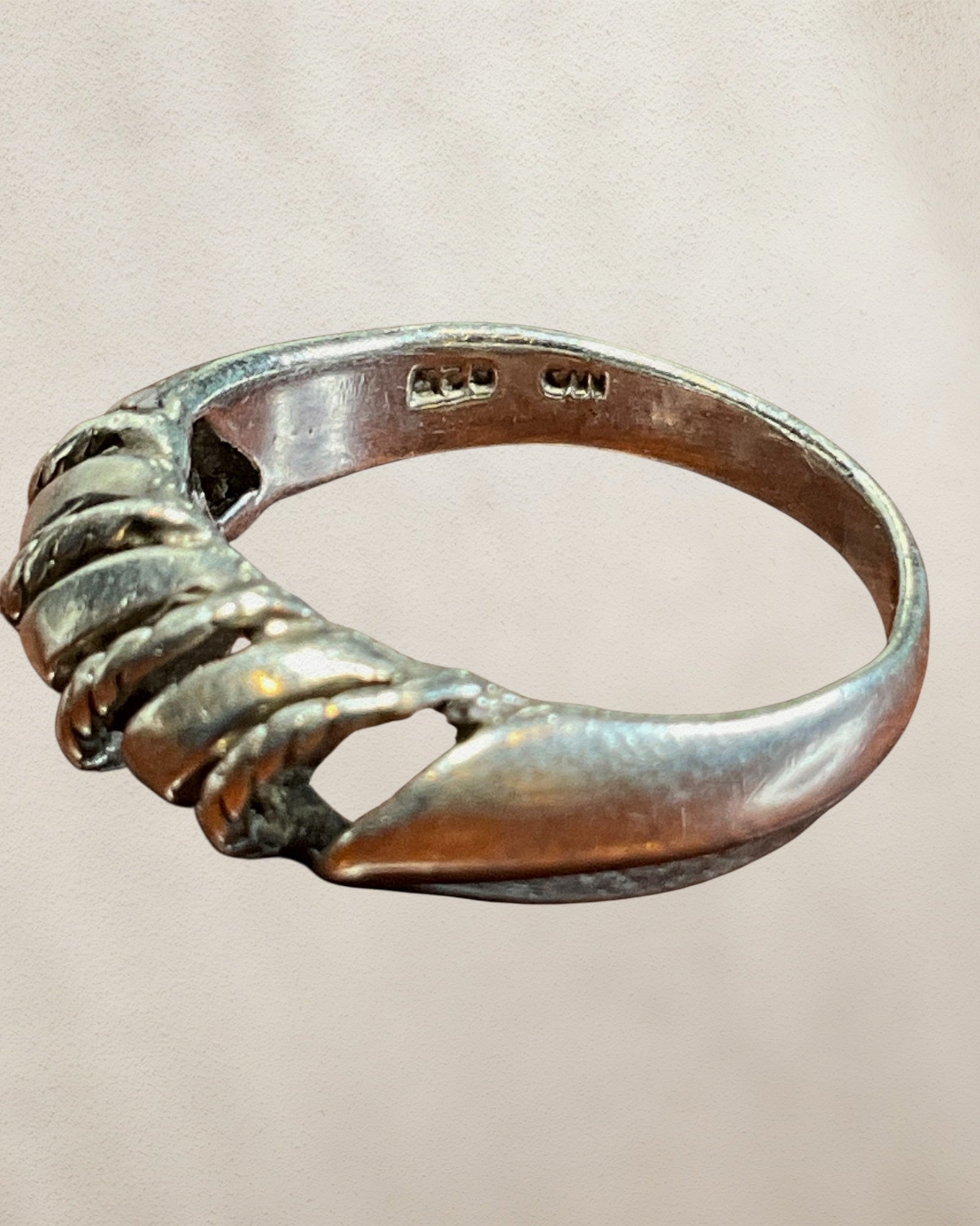 Sterling Silver Dome Ring - Estate Sale (Great Condition)
