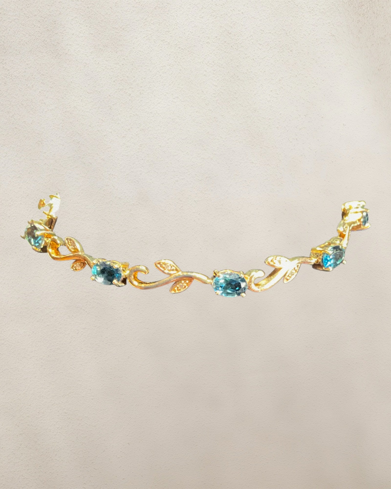 Ross Simmons Gold Over Sterling Silver 7.5” Bracelet - Estate Sale (Great Condition)