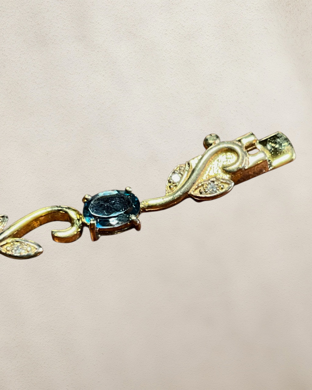 Ross Simmons Gold Over Sterling Silver 7.5” Bracelet - Estate Sale (Great Condition)