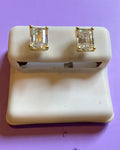 Bling Collection - Moissanite Stud Designer Earring (Sterling)