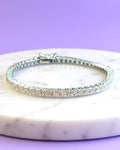 Bling Collection - Moissanite Tennis Bracelet (Sterling)