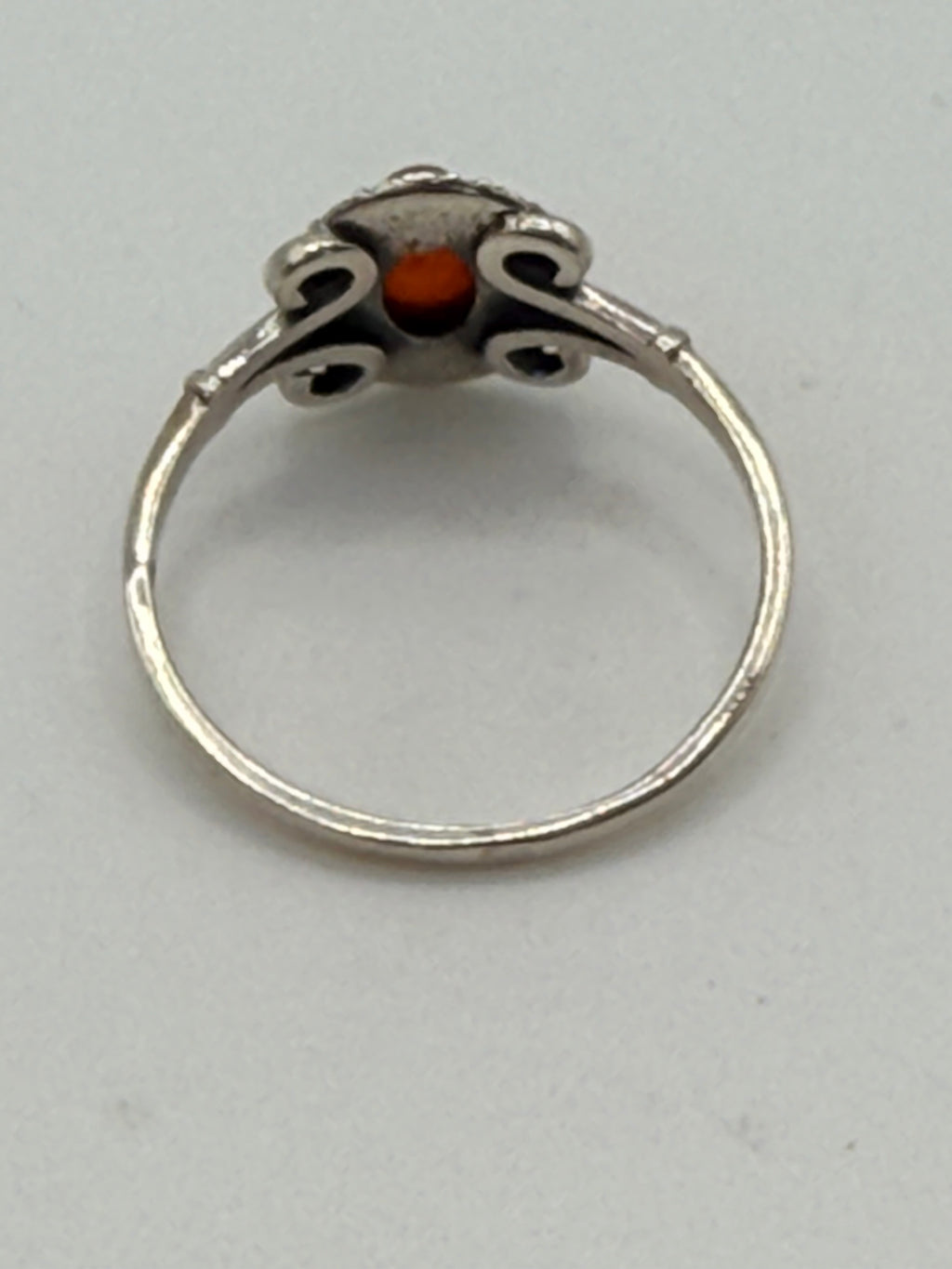 Bling Collection - Sterling Silver Carnelian Gemstone Ring