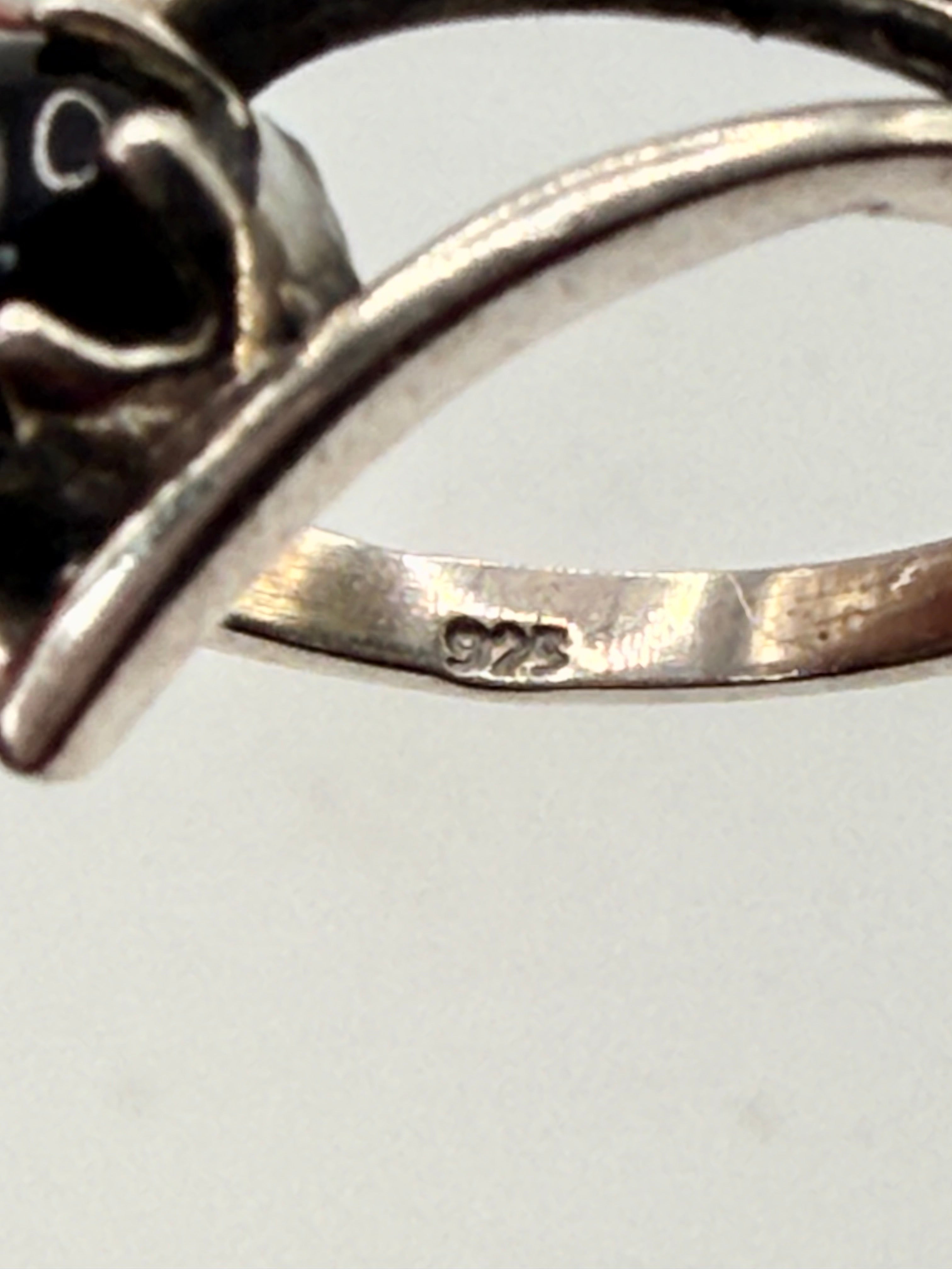 Bling Collection - Sterling Silver Carnelian Gemstone Ring
