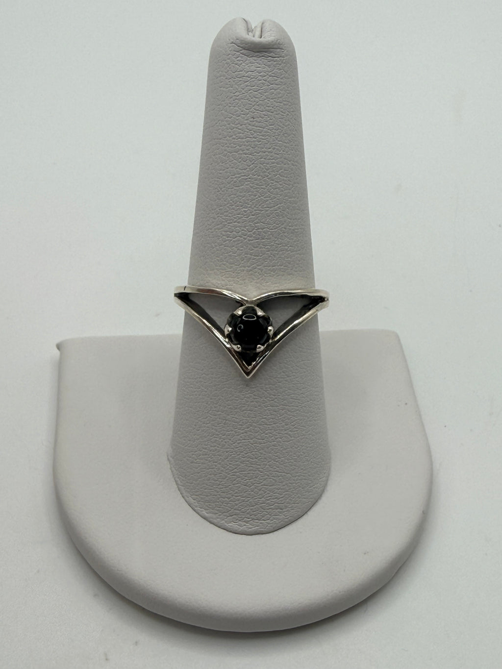 Bling Collection - Sterling Silver Black Onyx Gemstone Ring