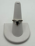 Bling Collection - Sterling Silver Black Onyx Gemstone Ring