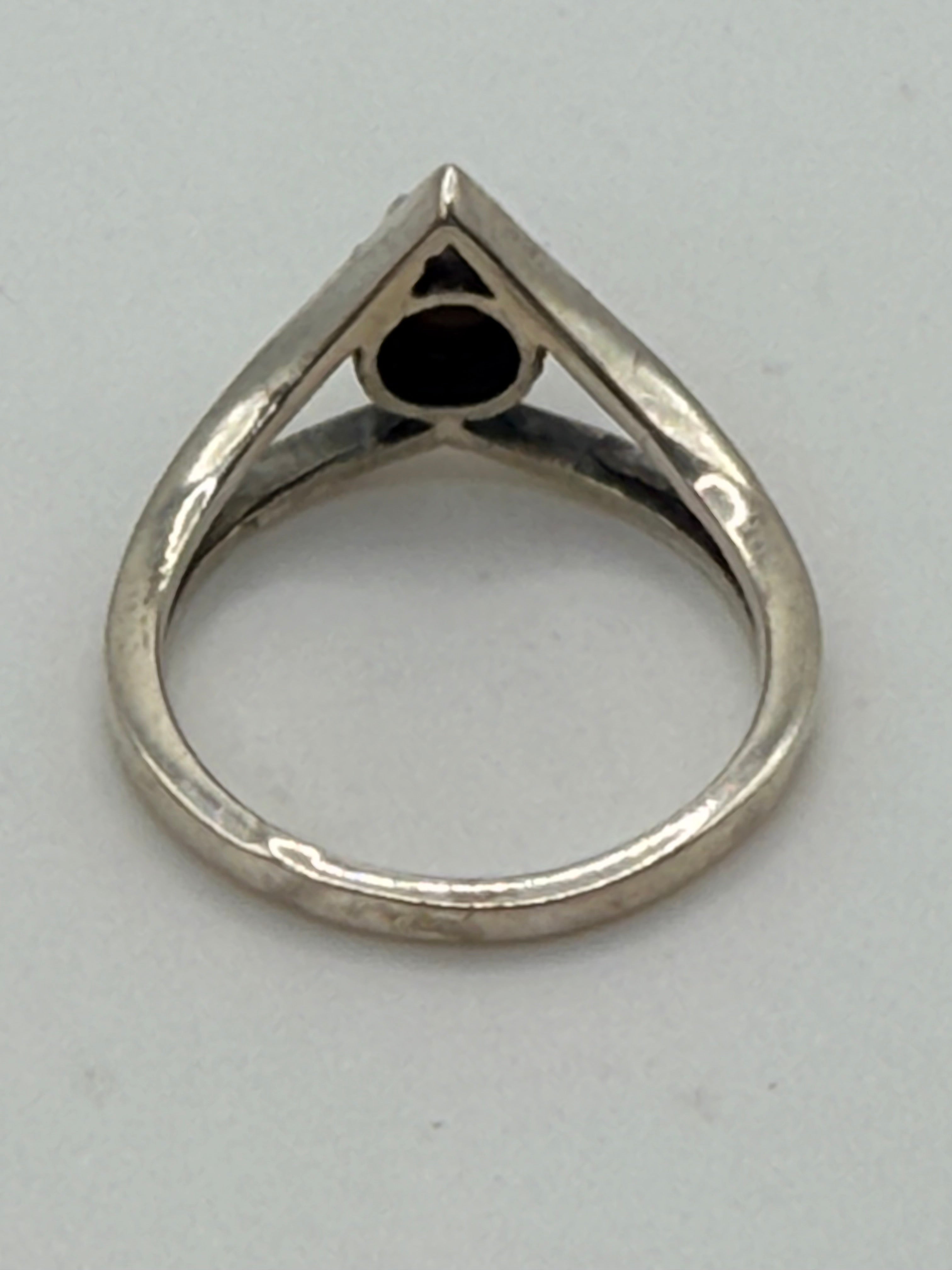 Bling Collection - Sterling Silver Black Onyx Gemstone Ring