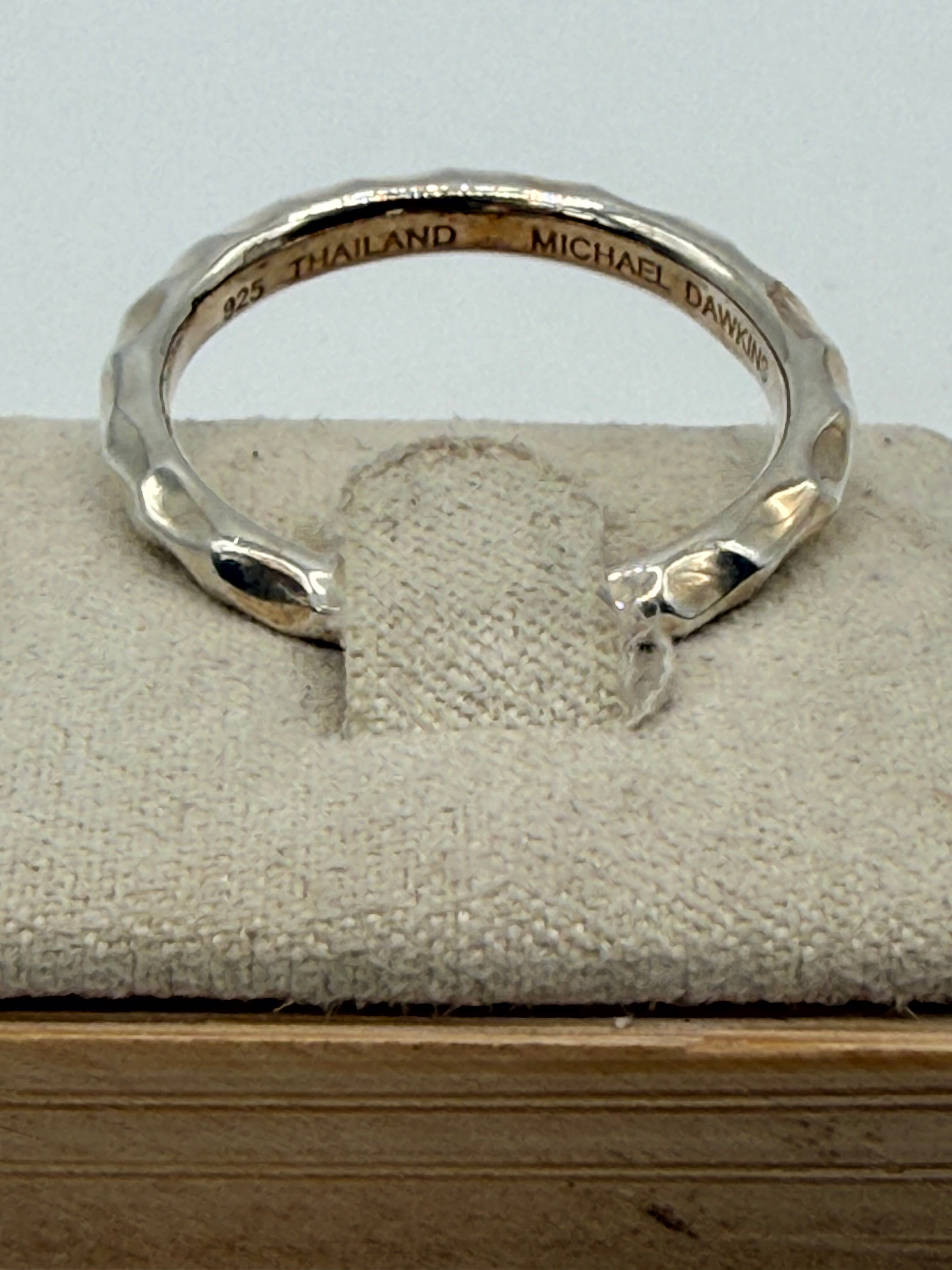 Sterling Silver Michael Dawkins Band - Estate Sale (Great Condition)