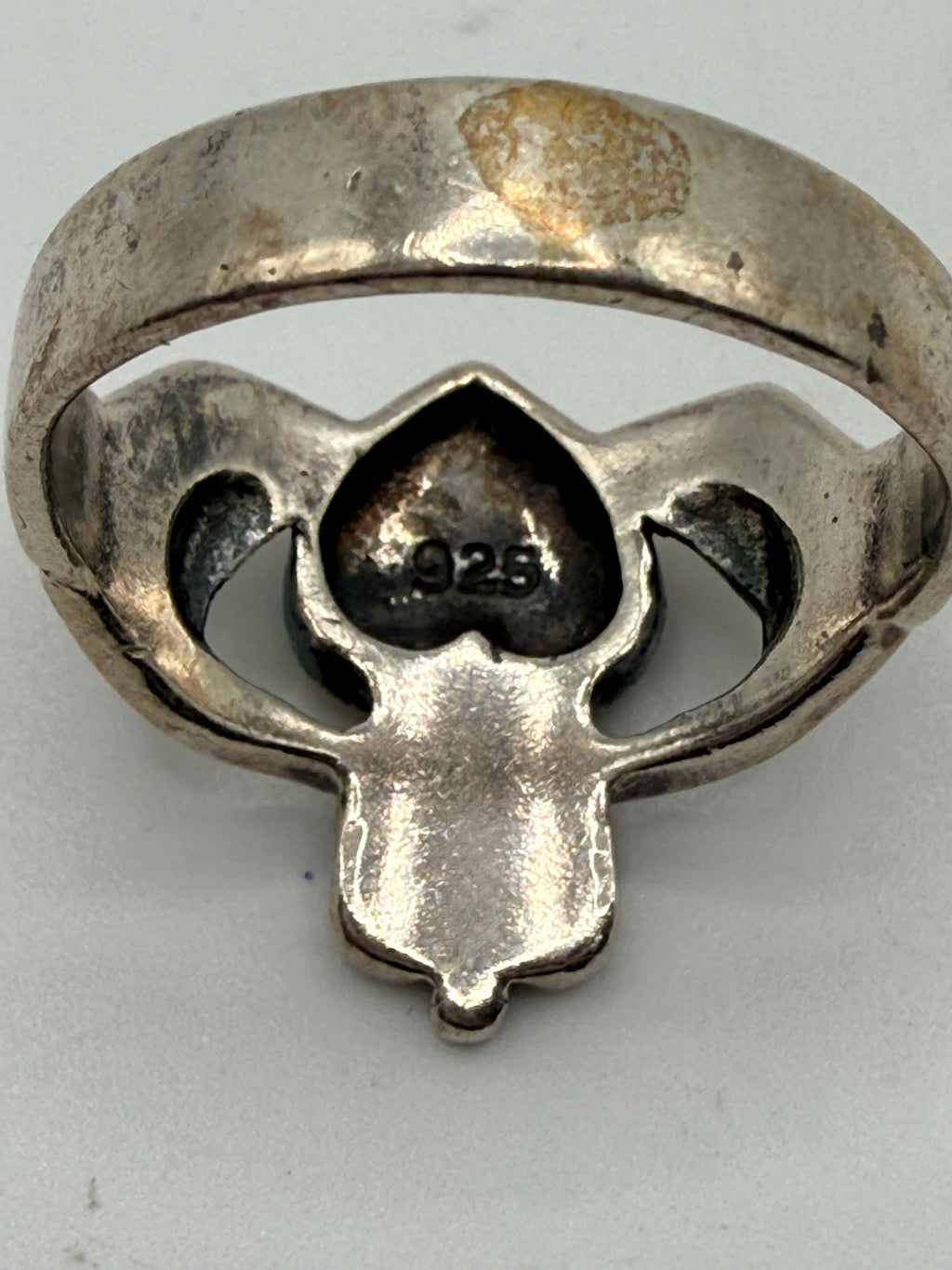 Sterling Silver Claddaugh Ring - Estate Sale (Great Condition)