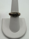 Sterling Silver & 18k Gold Designer Inspired Ring - Estate Sale (Great Condition)
