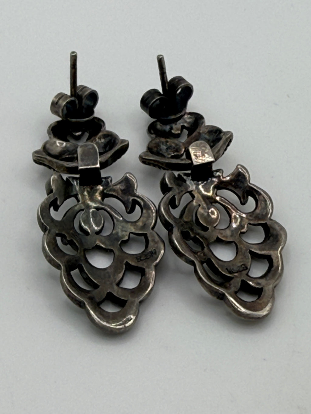 Marcasite Dangle Earrings - Estate Sale (Great Condition)