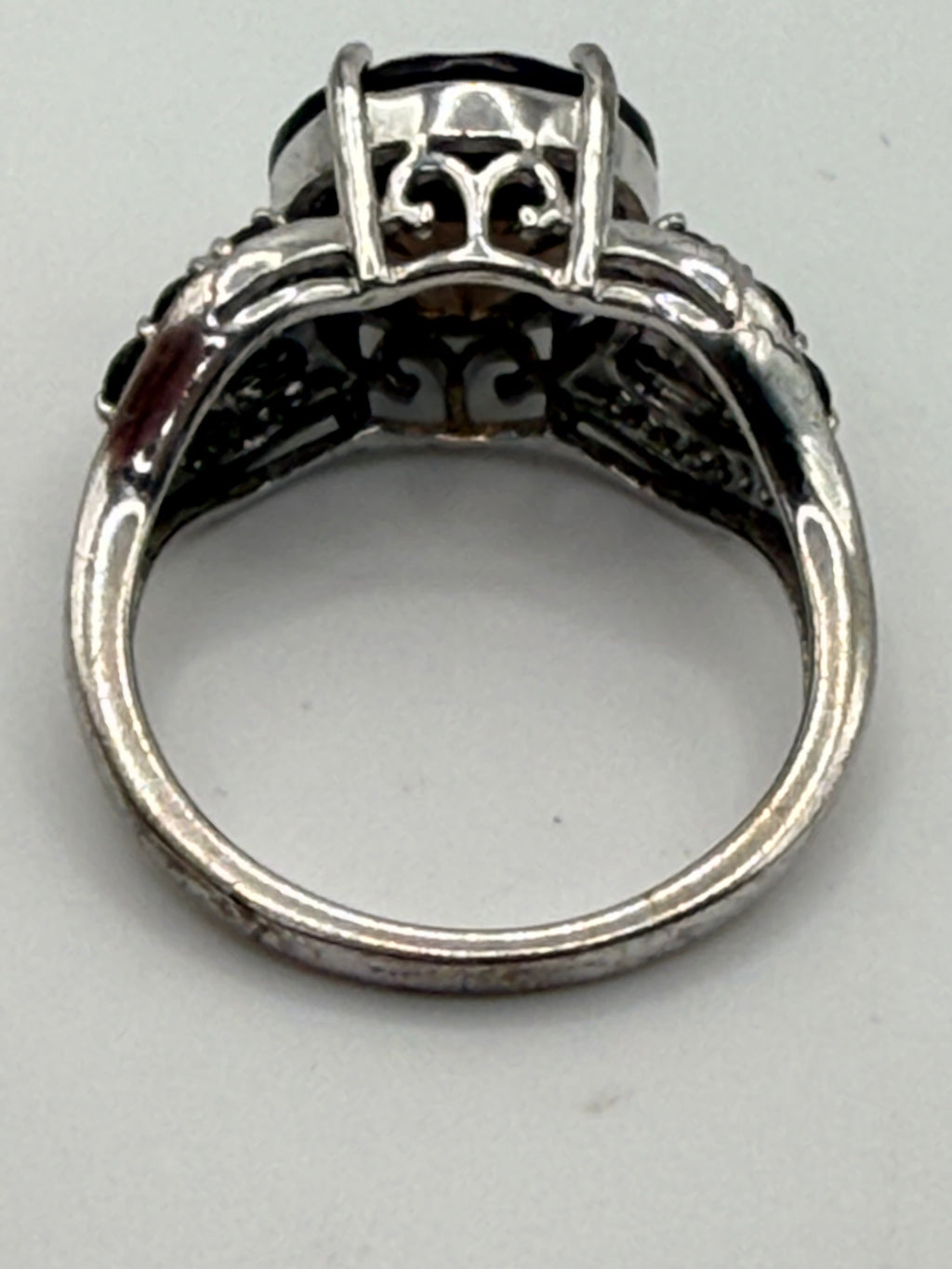 Sterling Silver Smoky Topaz Ring - Estate Sale (Great Condition)