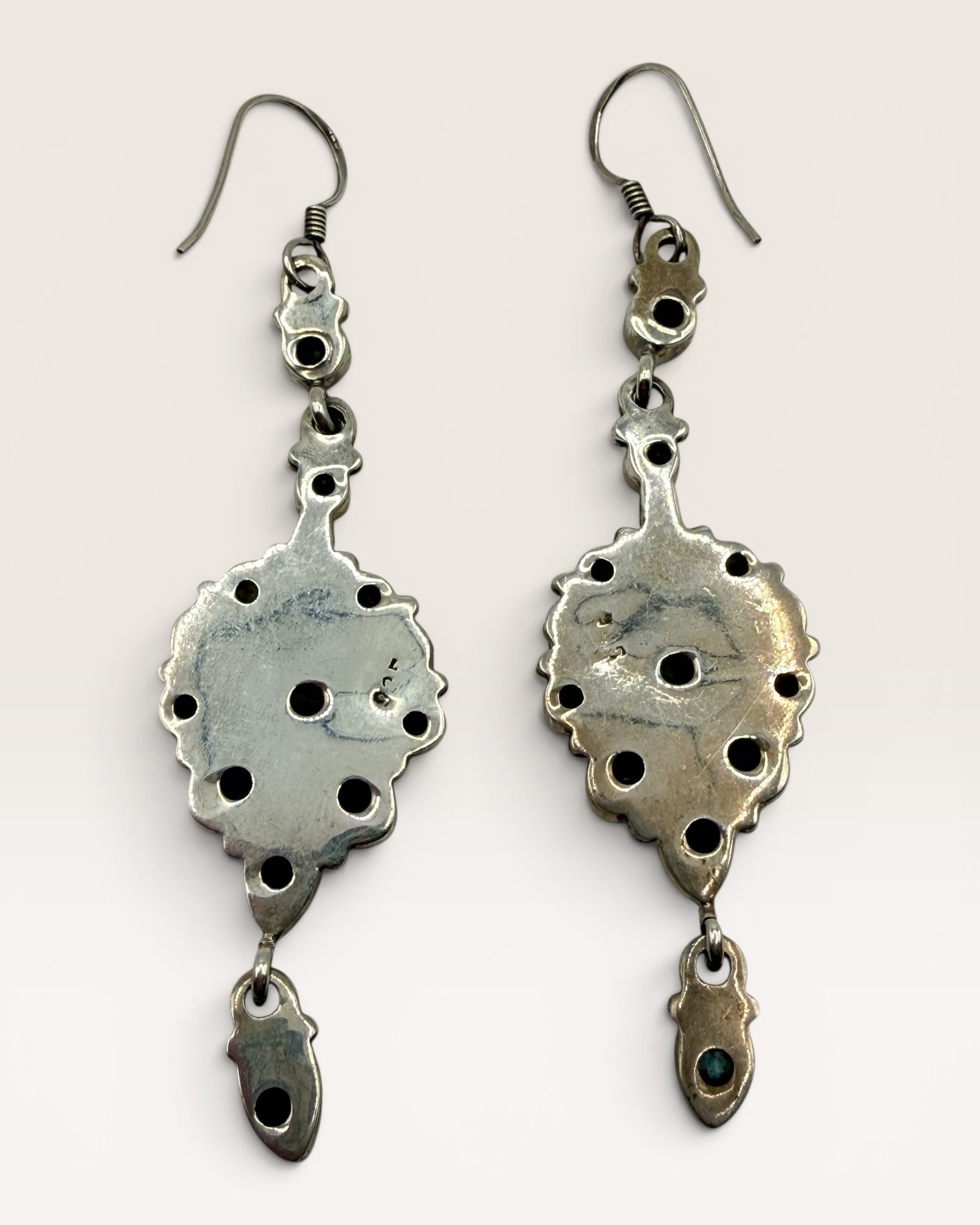 Nicky Butler Multi Sterling Silver Gemstone Earrings - Estate Sale (Great Condition)