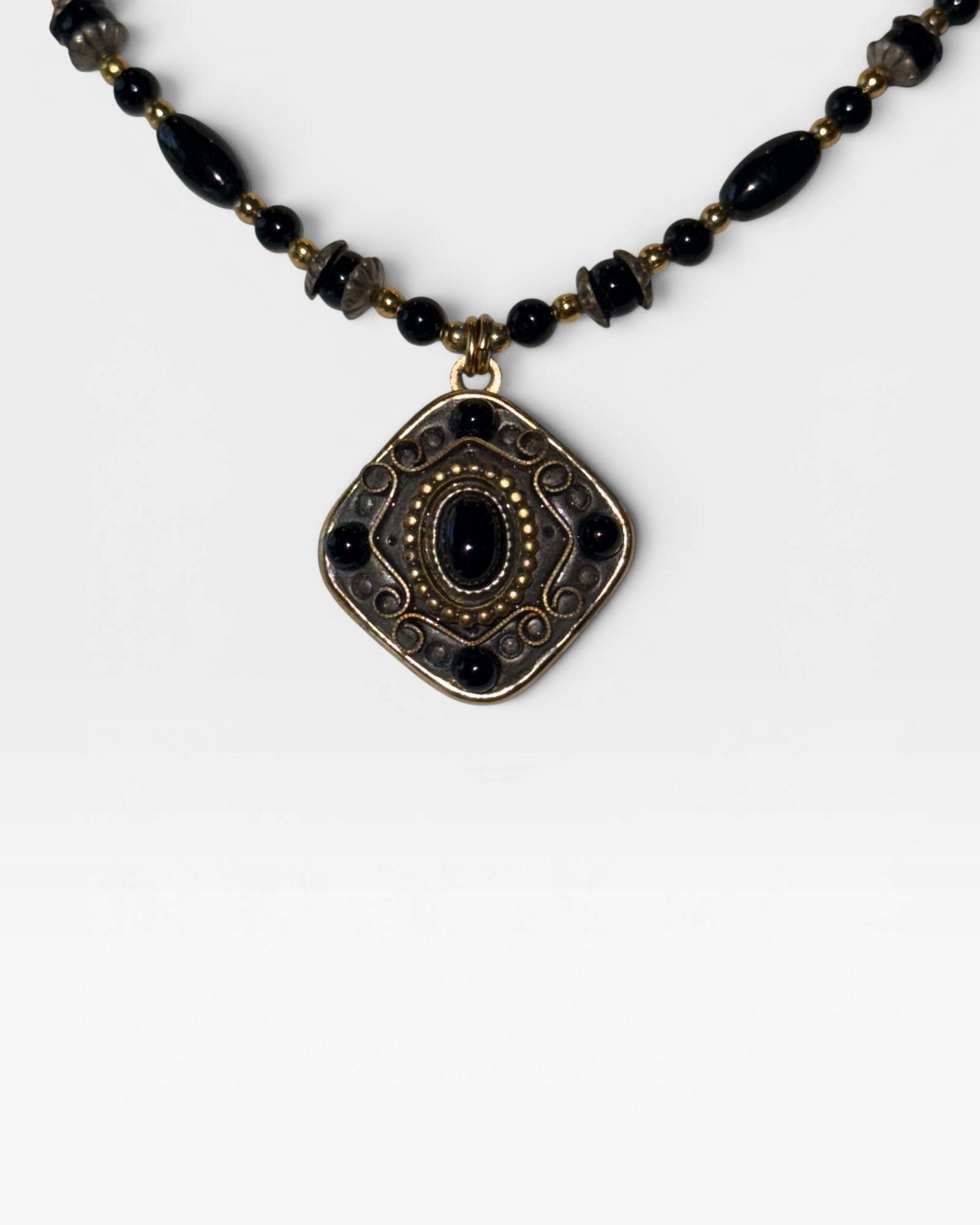 Vintage Retired Michal Golan Designer Jewelry Beaded Necklace - Estate Sale (Great Condition)