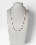 Judith Jack Sterling Silver cable Necklace with Marcasite Charms - Estate Sale (Great Condition)