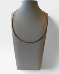 Gold Over Sterling Silver Omega Chain Necklace - Estate Sale (Great Condition)