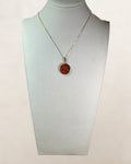 Sterling Silver Milifori Murano Glass Pendant Necklace