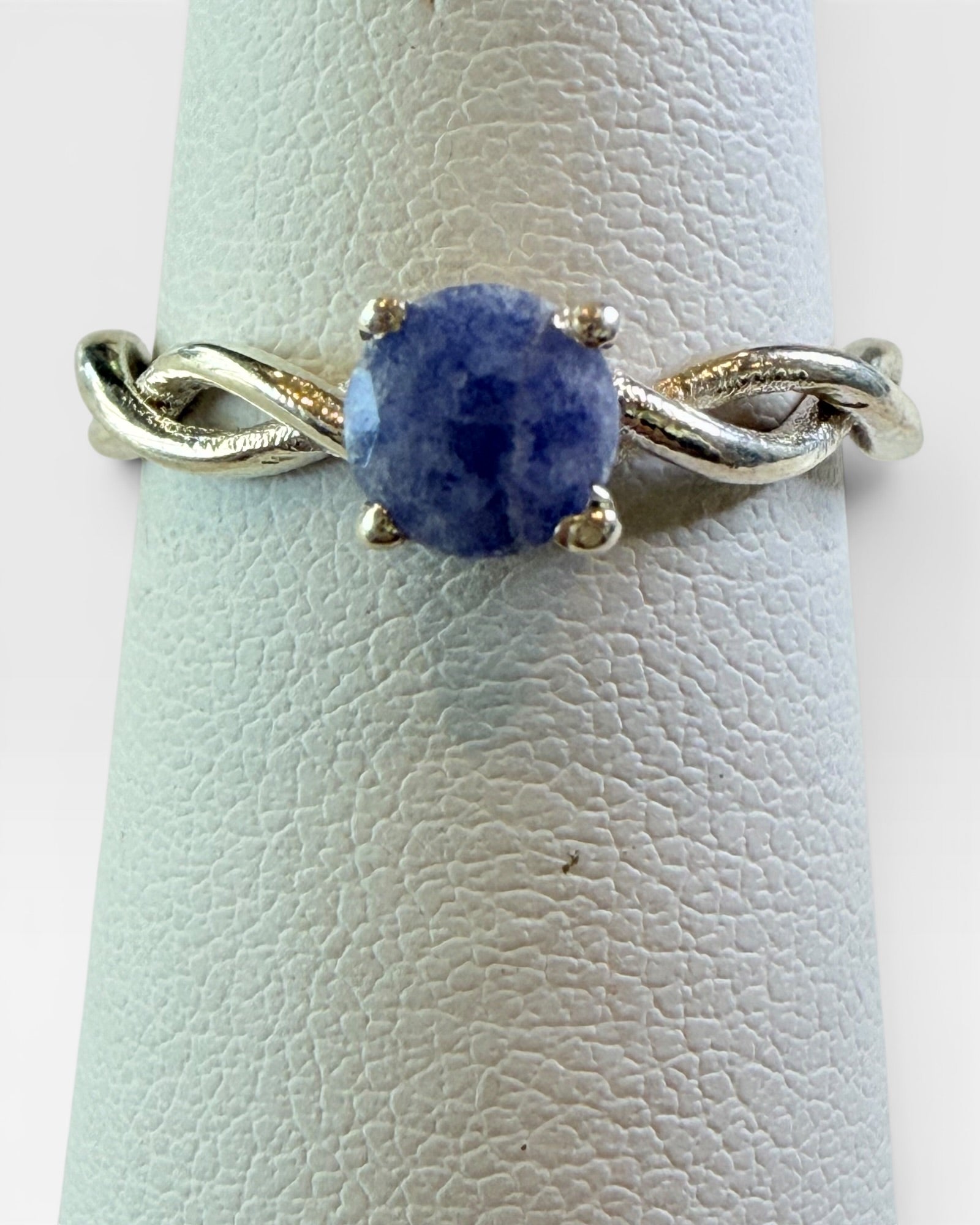 Sterling Silver Sapphire Gemstone wasRing