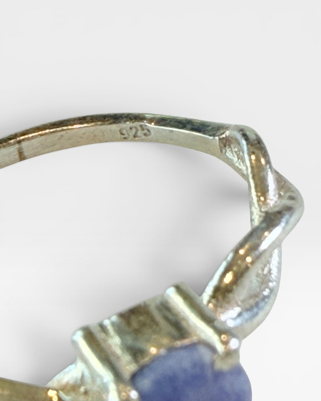 Sterling Silver Sapphire Gemstone wasRing