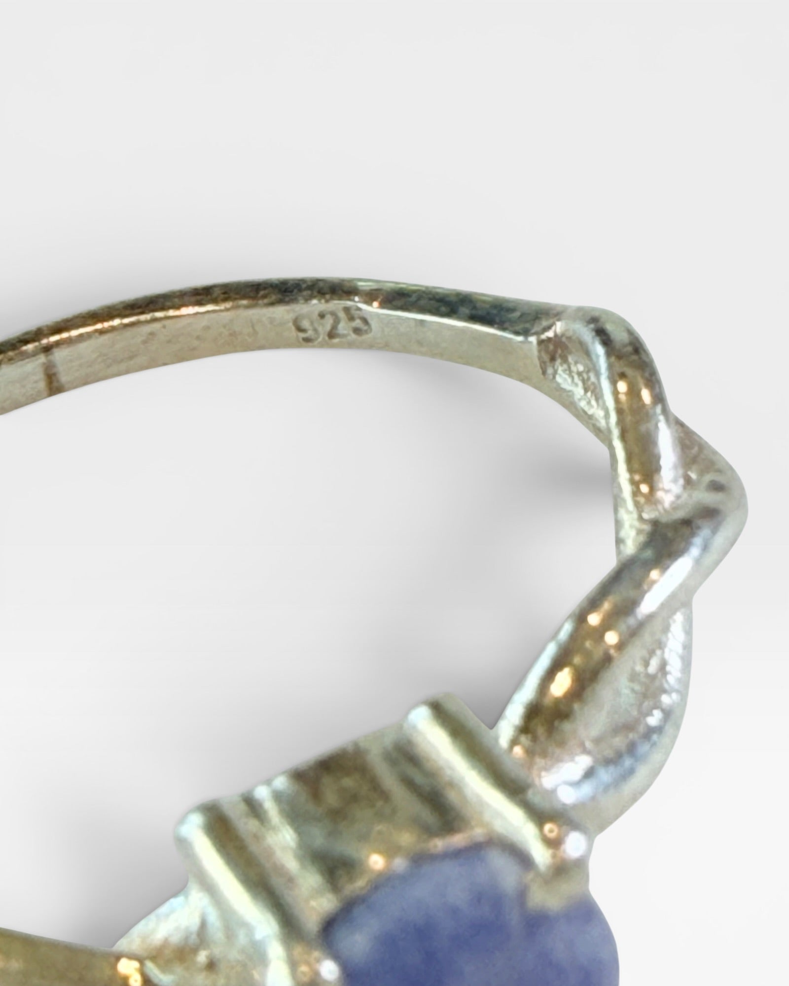 Sterling Silver Sapphire Gemstone wasRing