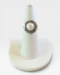 Sterling Silver Bali Handmade Adjustable Pearl Ring