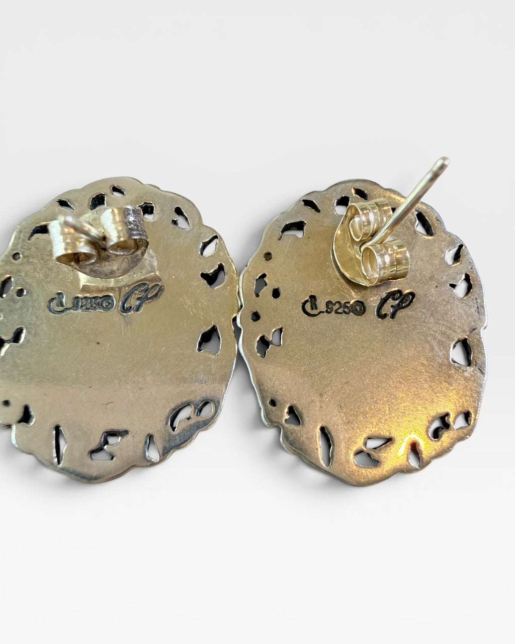 Carolyn Pollack Stud Earrings - Estate Sale ( Great Condition)