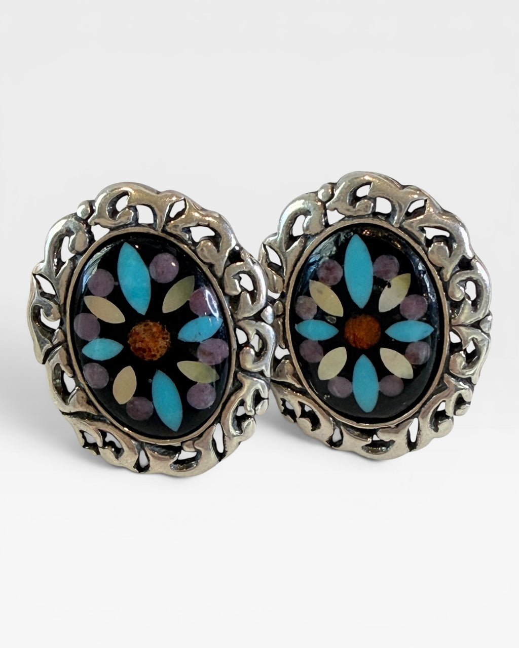 Carolyn Pollack Stud Earrings - Estate Sale ( Great Condition)