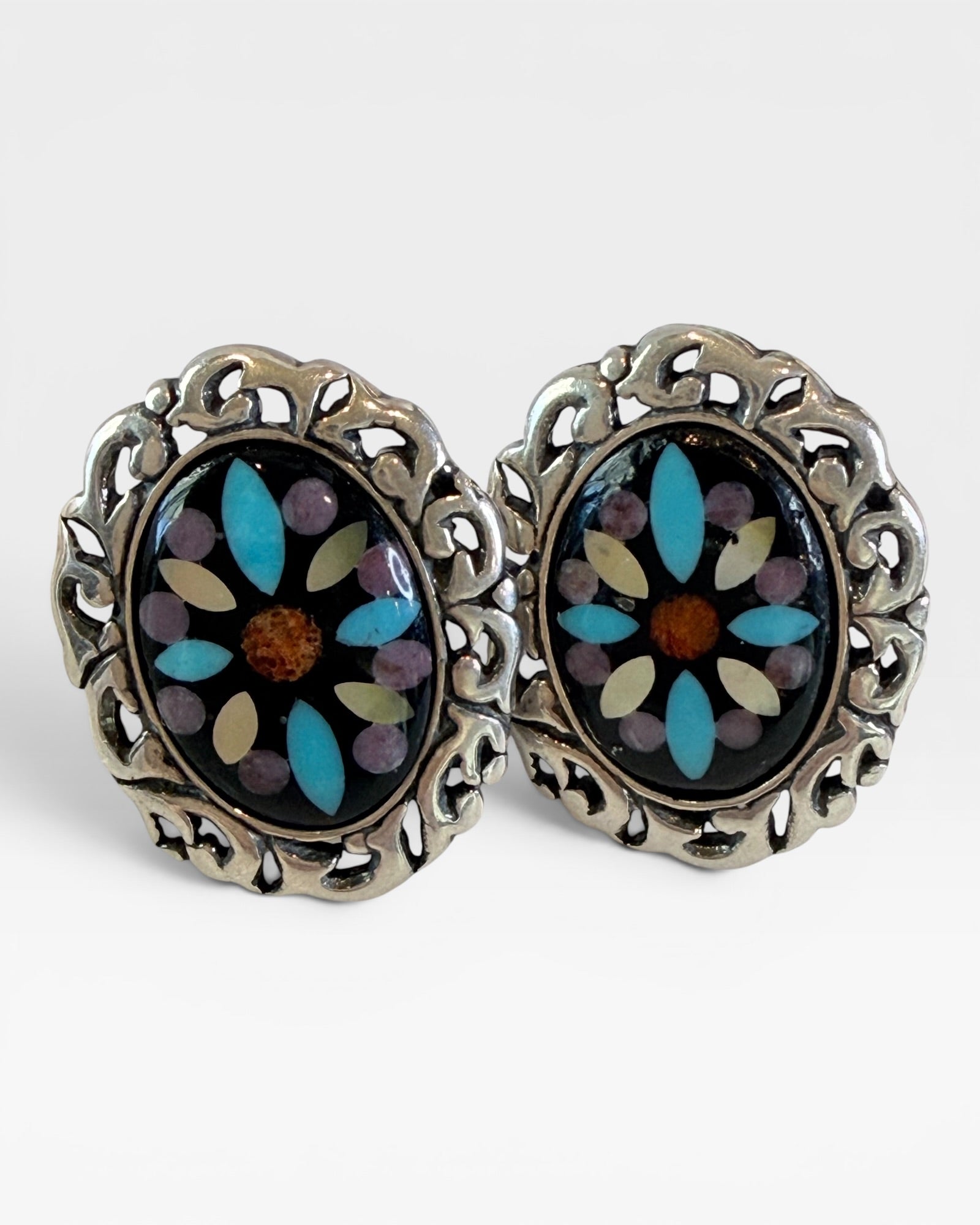 Carolyn Pollack Stud Earrings - Estate Sale ( Great Condition)