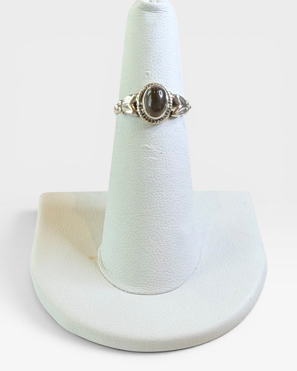 Sterling Silver Smoky Quartz Gemstone Ring