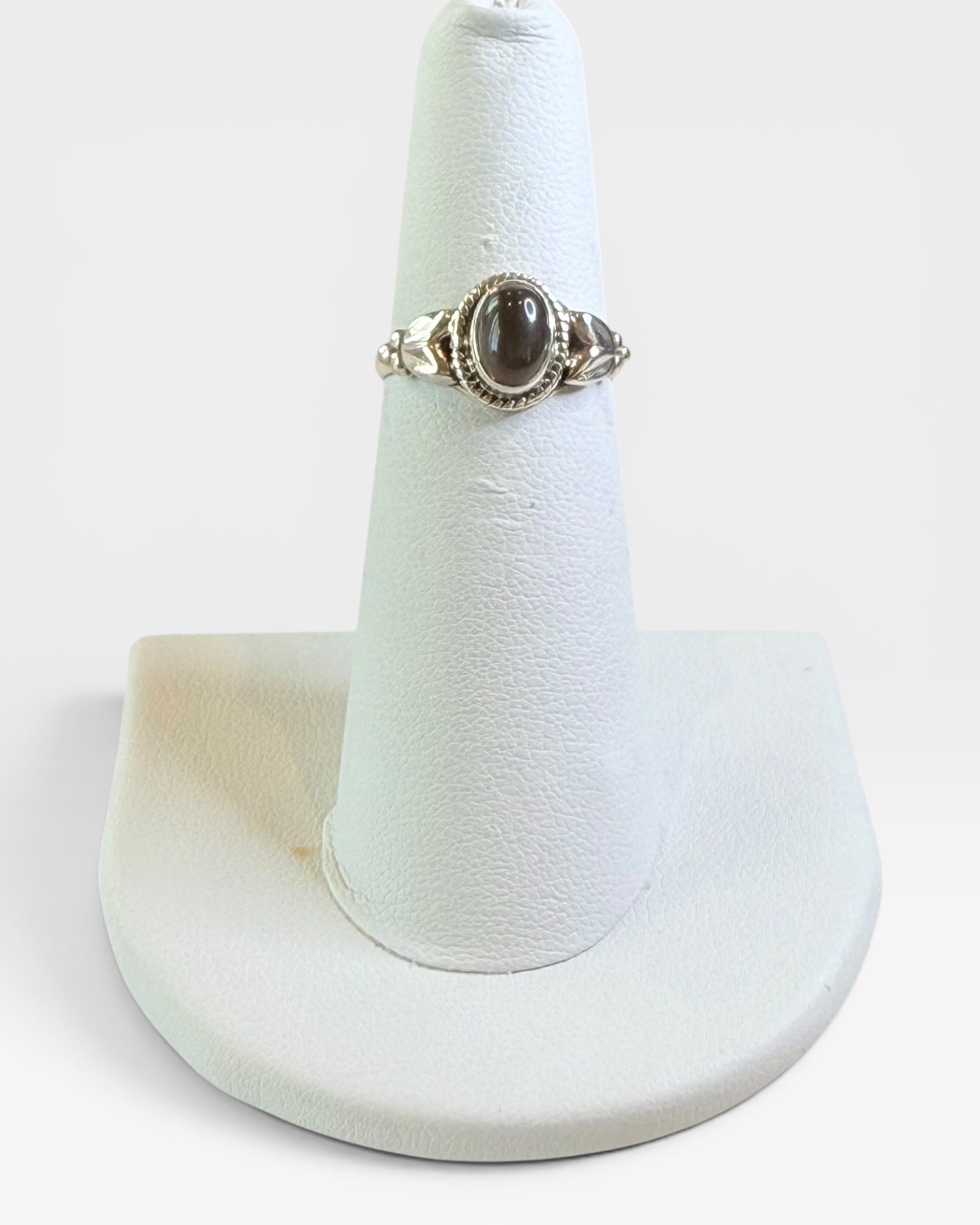 Sterling Silver Smoky Quartz Gemstone Ring