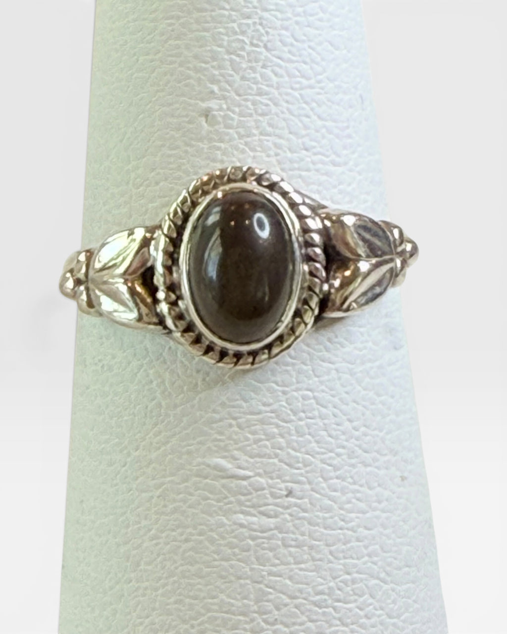 Sterling Silver Smoky Quartz Gemstone Ring