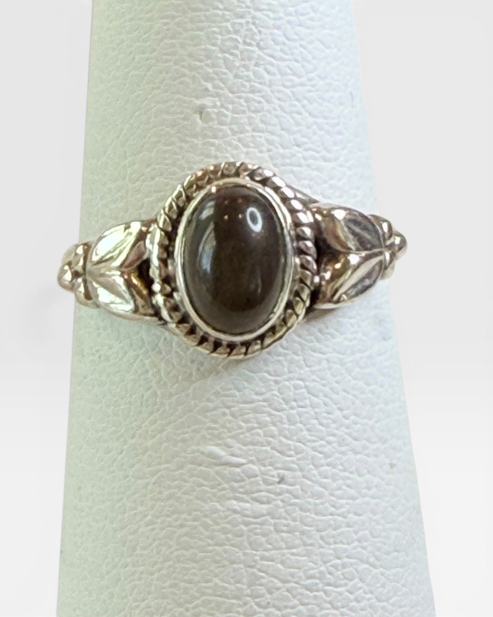 Sterling Silver Smoky Quartz Gemstone Ring