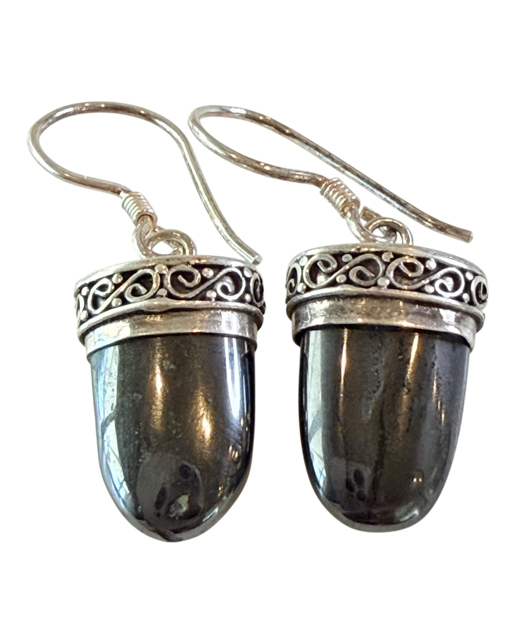 Natural Bali Sugilite Dangle Earrings