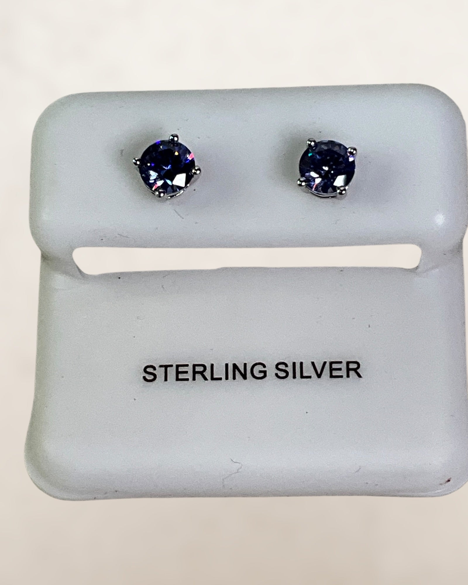 Sterling Silver Stud Pushback Earrings Assorted Styles & Gemstones